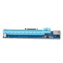 PCI-E Express 1X To 16X Extender Riser Adapter Card 30CM 60CM USB Cable
