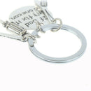 Keyring ''If Dad Can''t Fix It No One Can''Keychain Key Holder Fathers'day gift