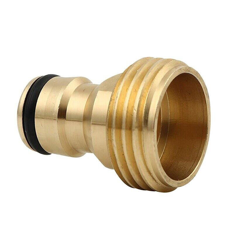 Male Brass Garden Hose Quick Connector 3/4 Inch Water Thread Hose Fitting N