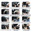 Car Interior Led Decorative Light Center Console Atmosphere Light For Toyot G9P7