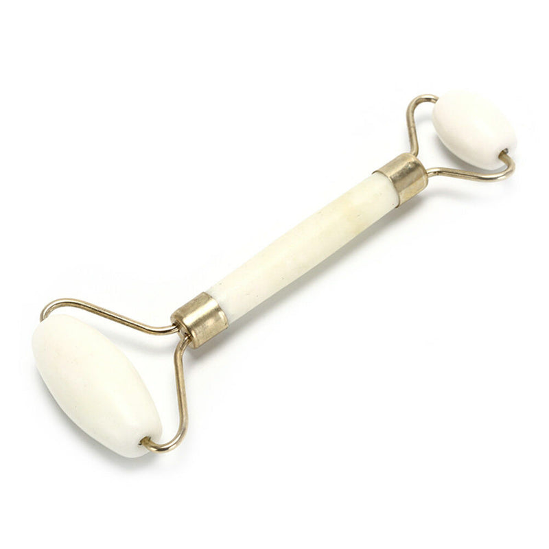 1x Natural Jade Stone Massager Roller Spa Head Neck Body Facial Beauty Tool A Kw