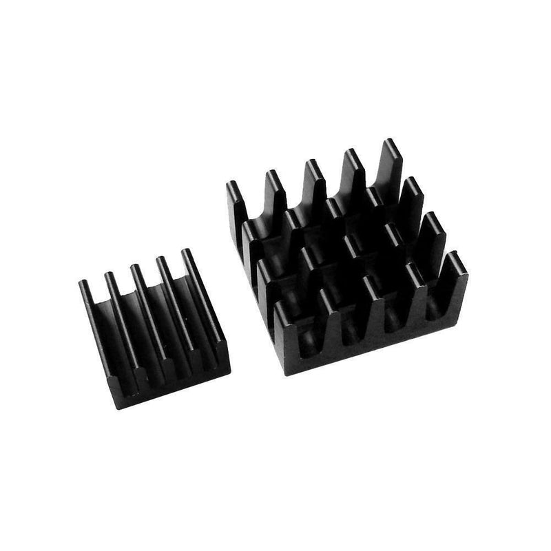 2x Aluminum Raspberry Pi 3 Heatsink Adhesive Heat Sink Set for RPi 2 3 B B+ R5G3