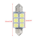 10X White 36MM 5050 6LED SMD Car Auto Interior Festoon Dome Light Lamp Bulb