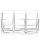 Makeup Brush Holder Organizer Clear PS Cosmetic Storage Organizer For Bathr