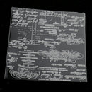 English Decoration Silicone Clear Rubber Stamp Script DIY Scrapbooking Card