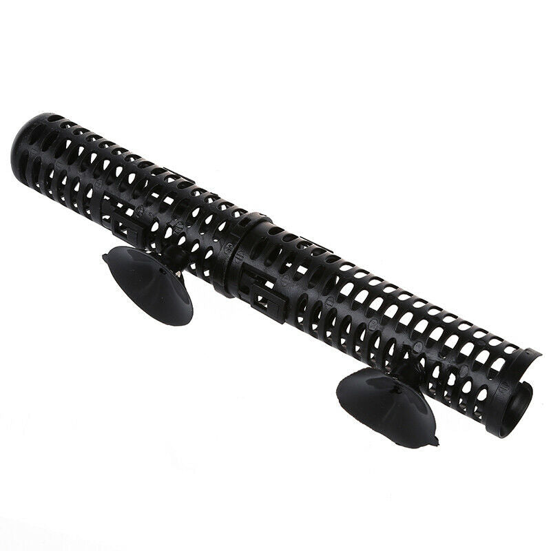 Aquarium Heater Protector with Suckers - Black F8J4