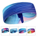 Mens Womens Sweat Sweatband Headband Yoga Gym Running Stretch Sports Hea TTH