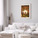 Diamond Painting Girl in Woods Full Round Rhinestone Picture Set 30x40cm