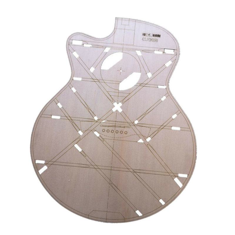 Acoustic Guitar Body Template for SJ Guitar, Thick