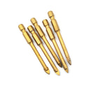 5Pcs/set 6mm Tungsten Carbide Glass Drill Bit With Hex Shank Tool FT