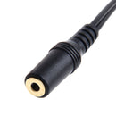 3.5mm AUX Male to 2 RCA Female Splitter Cable Stereo Audio AV Adapter Cord 1Pc