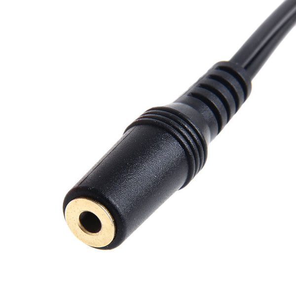 3.5mm AUX Male to 2 RCA Female Splitter Cable Stereo Audio AV Adapter Cord 1Pc