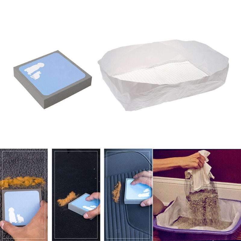 Dog Cat Hair Cleaning Brush Fur Removal for Furniture, Couch, Carpet, Bed, Car