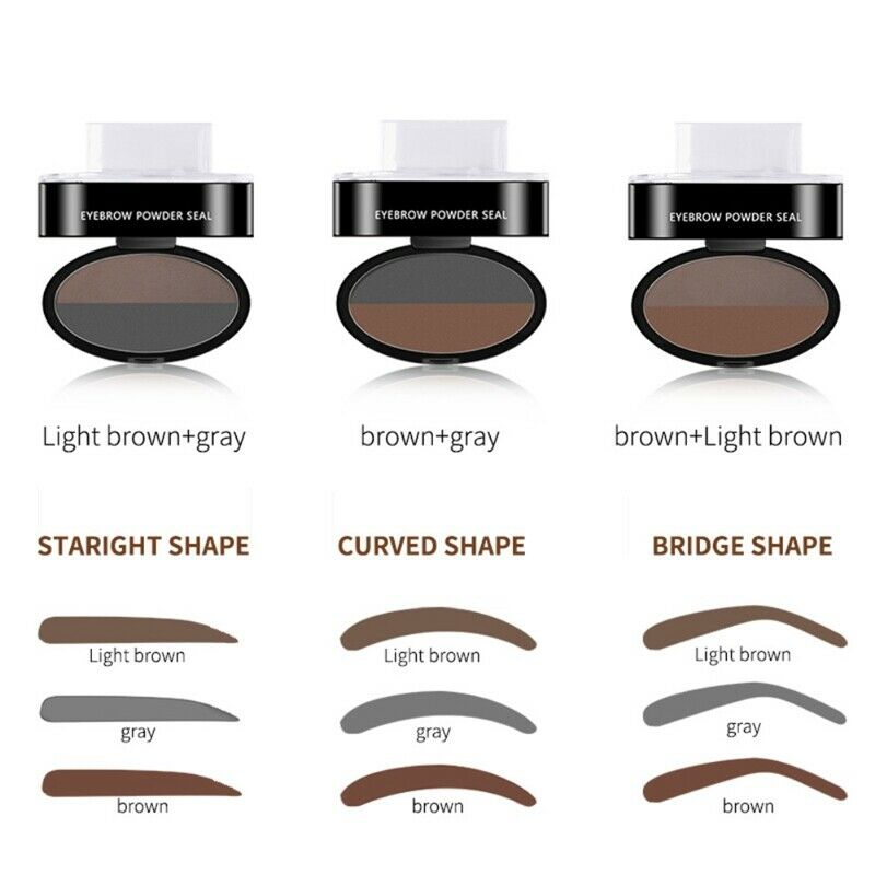 ibcccndc Eyebrow Powder Seal Waterproof Eyebrow Stamp Eyebrow Shadow Shape  B5M6
