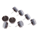 8Pcs 20mm Round No-noise Furniture Table Chair Feet Legs Felt Pad Floor Nail  JR