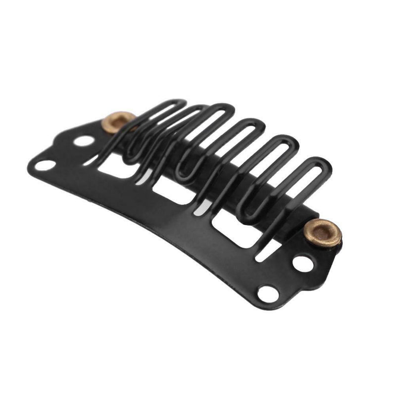 40pcs/lot 2.8cm U Shape Snap Clip for Hair Extension Wig Weft Accessories