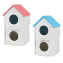 2X 2 Layer Bird Breeding Box Bird House Outdoor Garden Decor Pet Birdhouse for