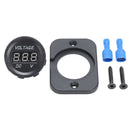 12V-24V Waterproof Car Motorcycle LED Digital Display Voltmeter Voltage