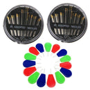 80 Pieces 30-Count Assorted Hand Sewing Needles Set with Needle Threaders P3Y6