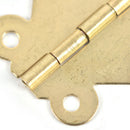 10XBrass Color Mini Butterfly Hinges to Cabinet Drawer Jewelry Box DIY Repair 3c