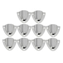 10xMarine Boat Clam Shell Vent Stainless Steel Polished Electrical Vent Outlet