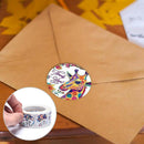 500PCS Round Animals And Plants Thank You Stickers Scrapbook Packaging LabeSEAU