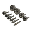10 Pack Carbide Tip Drill Bits 16-53mm TCT Saw Cutter Tool For Steel Metal Alloy
