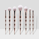 7pcs Women Make Up Beauty Tool Anti-slip Handle Blush Eyeshadow Brush Cosmetic