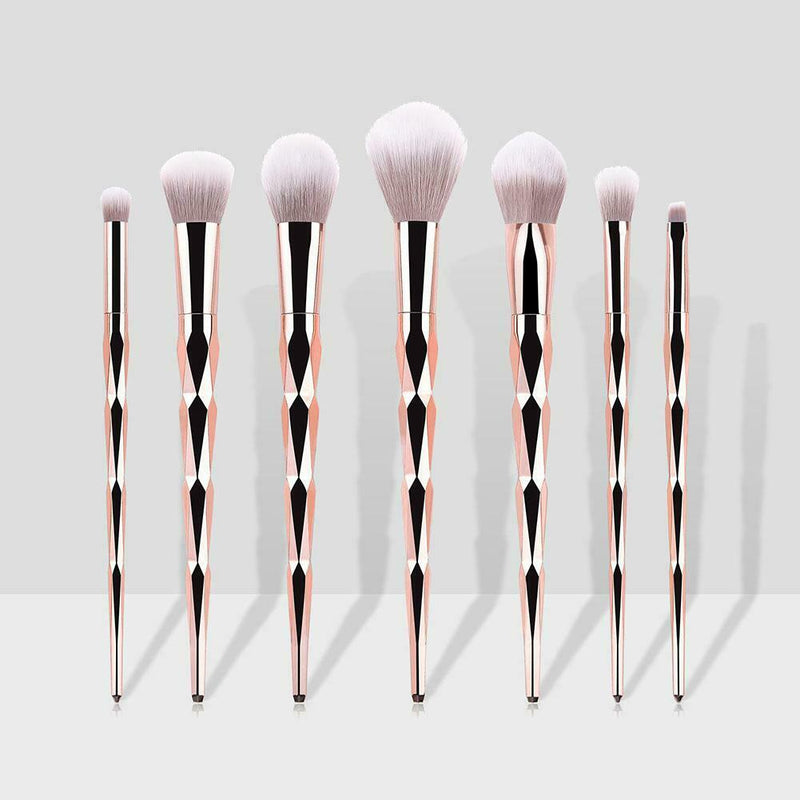 7pcs Women Make Up Beauty Tool Anti-slip Handle Blush Eyeshadow Brush Cosmetic