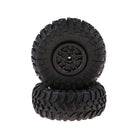 4Pcs 1/12 Scale RC Car Speed  Rubber Tyres Wheel for D90 MN90 MN91