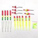 15Pcs/Set Float Vertical Buoy Sea Fishing Floats Assorted Float Fishing Gea U5W8