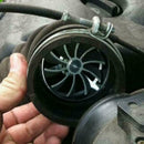 Air Intake Turbonator Dual Fan Turbine Gas Fuel Saver Turbo Supercharger X3D2