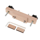 Wooden Stainless Steel Guitar Bridge Install Clamp DIY Luthier Tools Set