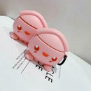 Pink Squid Protective Case Shockproof Soft Silicone Cover Skin for Airpods 1/2