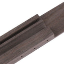 Nut Saddle Slotted Wood Bridge Set for Ukulele Parts Replaceable  Accessories Hn