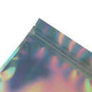 100Pcs Plastic Bag Aluminum Foil Hologram Food Mylar Pouch 14x120cm Newest Use