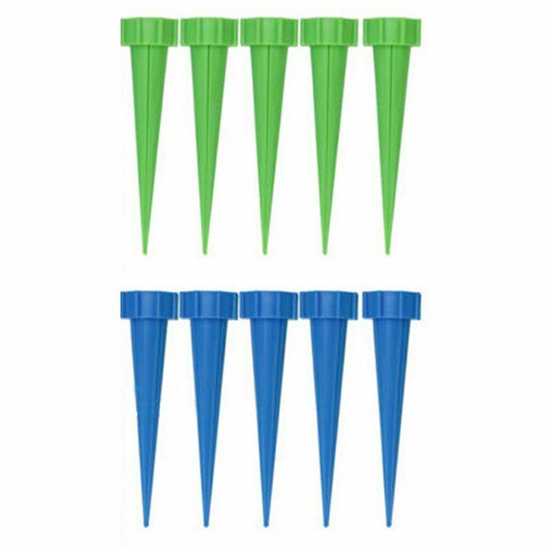 10Pcs Automatic Garden Cone Watering Spike Plant Flower Waterers Bottle Irr