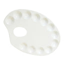 Oval Shape Metal Paint Palette for Artist Mixing Paints Tray Art Supplies