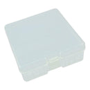 Clear Plastic Battery Storage Case Box Durable for 100x AA Batteries