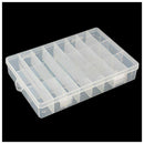 Adjustable 24 Compartment Slot Plastic Storage Box Jewelry Tool Container C8S7