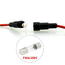 1m/3.3ft Car Cigarette Lighter Installation Cable Dual Terminal Parallel SN9F