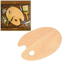 Artist Palette Oil Painting Wood Professional Hand Artist Supplies I4Q3 G0N O5I2