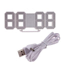 8 Shaped Usb Digital Table Clocks Wall Clock Led Time Display Creative Watc O7I5