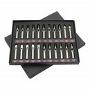22PCS 304 Stainless Steel Tattoo Tip Needle Tubes Kit Professional Gun Machine