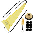 Saxophone Passing Cloth Dental Pad Sax Mute Flute Head Brush Set