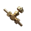 2 Pcs Brass Needle Valve hose 8 mm ID  hose barb 08 Mpa only For Gas Hood