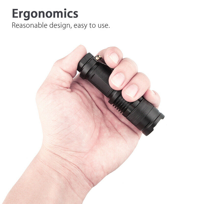 LED Ultra Violet UV 365 nm Blacklight Flashlight Inspection Lamp Torch  FT