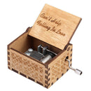 Handmade Wooden Carving Music Box Romantic Theme Birthday Gifts Decoration