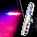 Bike Tail Light Bicycle Rechargeable USB LED Safety Rear Lamp Flashing Warning