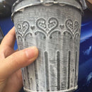 Metal Iron Flower Pot Vase Wall Hanging Balcony Garden Terrace Flower Pot H